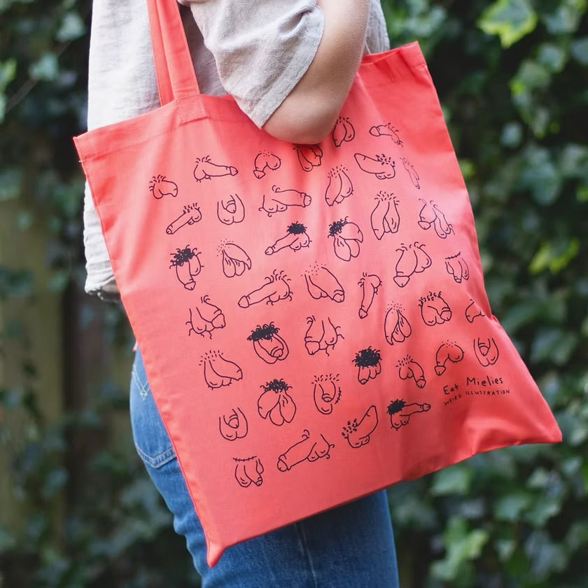 Hairy willies totebag
